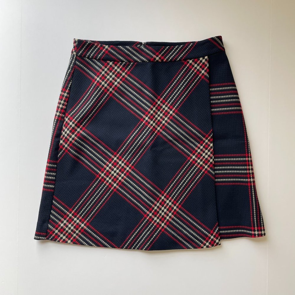 Halogen Plaid Skirt - Navy